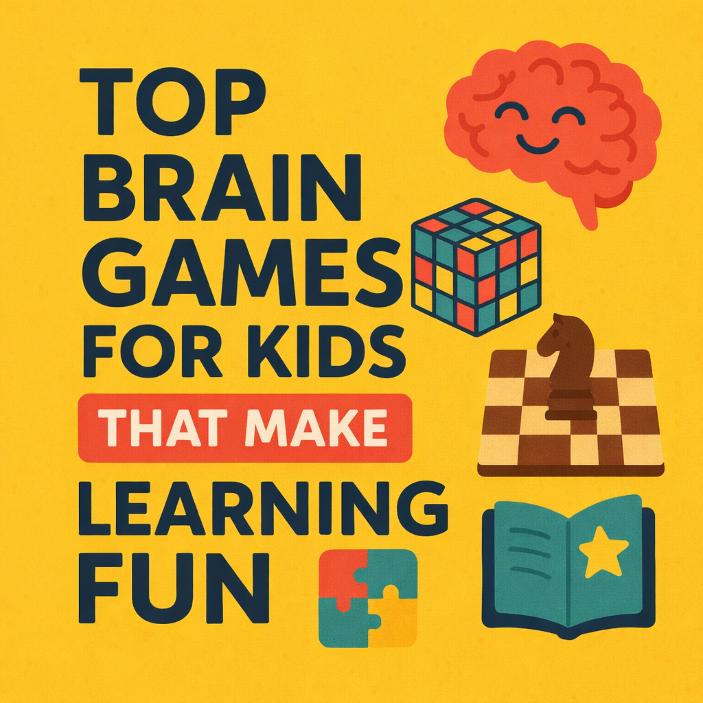 Top brain games for kids that make learning fun with puzzles and chess.