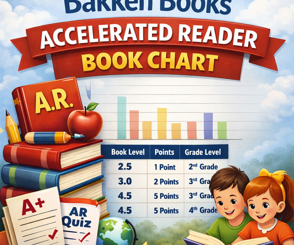 Bakken Books Accelerated Reader Approved Book Chart