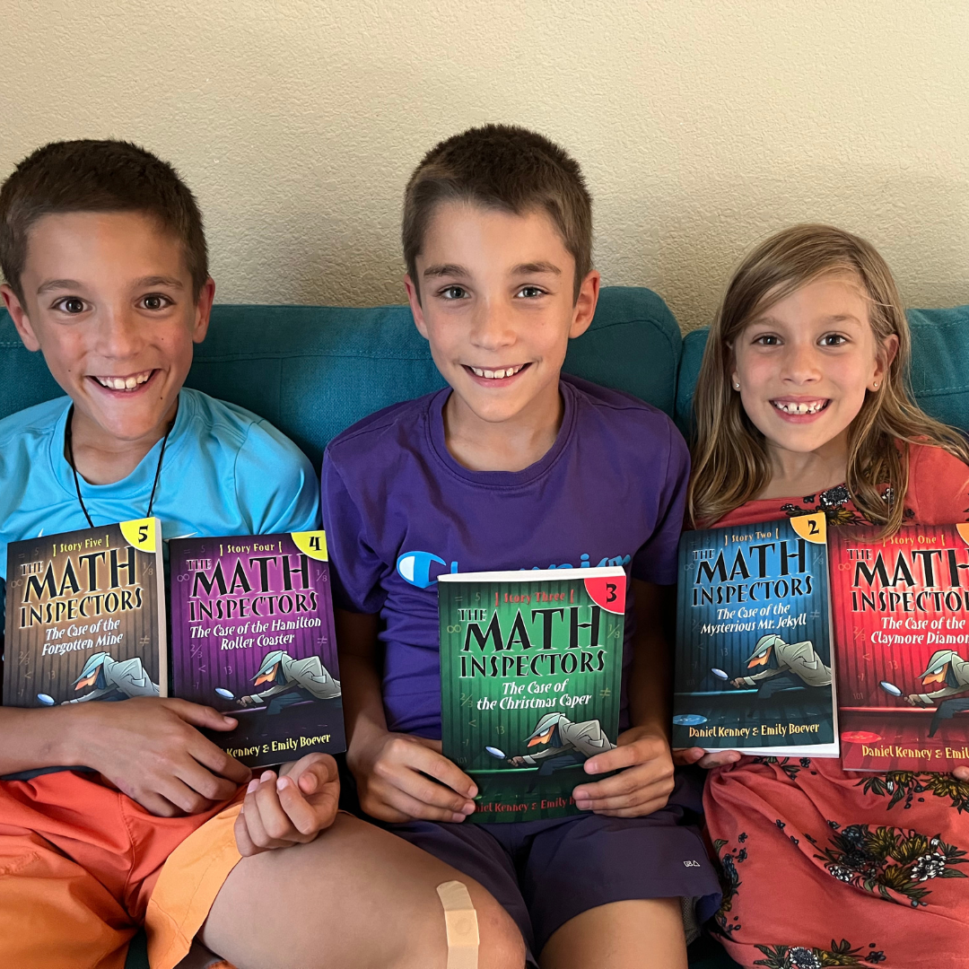 The Math Inspectors (Books 1-5) - Math Chapter Book Bundle